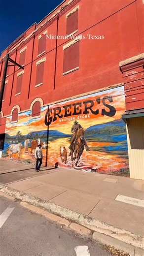 Explore the art of Mineral Wells - one mural at a time. From downtown staples to tucked-away corners, crazy creativity is woven all across this town. The mural movement here began when locals uncovered and refreshed an old advertising mural - a small act that sparked the colorful revival you see today. One of the earliest pieces in that wave was the now-iconic Flapper Girl mural, a nod to Mineral Wells’ storied past. We shared a few favorites, but there are so many beautiful murals waiting to be