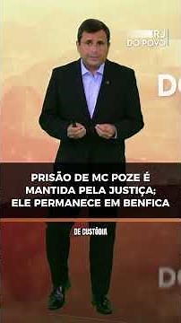MC Poze do Rodo's arrest is upheld by the Federal Court.