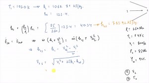SOLVED:Hot combustion gases enter the nozzle of a turbojet engine… | Numerade