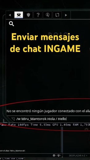 SEND IN-GAME CHAT MESSAGES #warframe2024