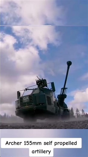 Archer 155mm self propelled artillery #history #army #archer