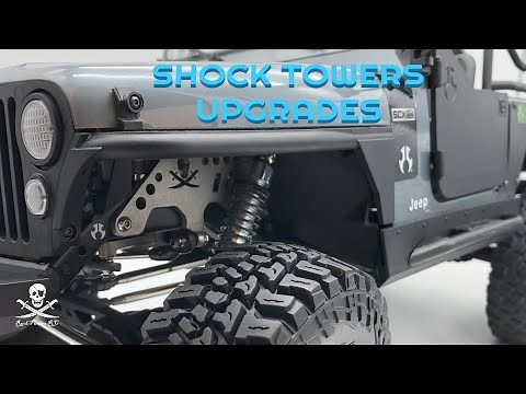 Axial SCX10-III CJ-7 JEEP RENEGADE SHOCK TOWERS UPGRADE