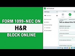 What is a 1099-NEC on H&R Block | IRS 1099-NEC Form Guide 2024