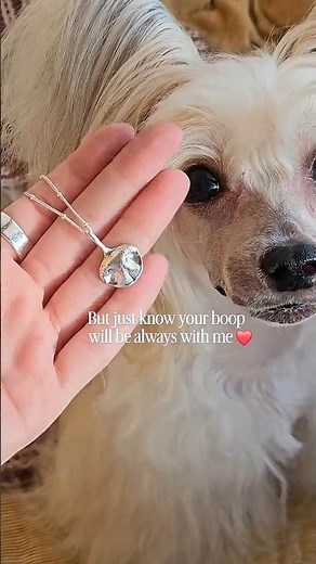 Dog Nose Imprint Pendant with Silver Clay