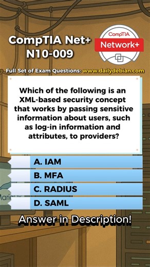DailyDebian | D. SAML. Security Assertion Markup Language is an XML-based standard that exchanges authentication and authorization data, including login... | Instagram