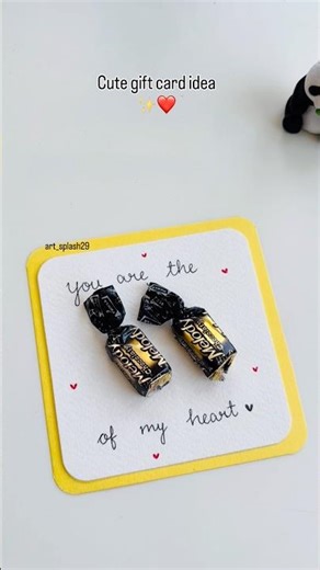 DIY Cute Handmade Card Tutorial✨❤️