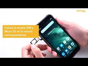 Cómo instalar una tarjeta SIM y una MicroSD en Ulefone Armor X