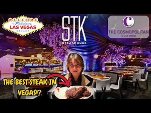 Las Vegas Food Tour Vlog | STK Steakhouse at Cosmopolitan MGM Resort