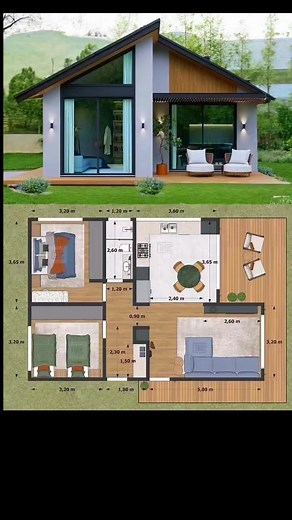 87K views · 498 reactions | Get inspired to build—2 Bedroom house plan ideas you’ll love. #HomeMotivation #2BedroomPlans #CreateYourSpace #dreamhouse ℂ핋핋핆 | Dream House | Facebook