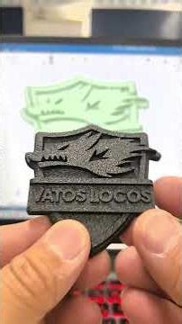 3D motorcycle logo! Not satisfied with a sticker? Let's create a 3D emblem! #sticker #3D #chippin...