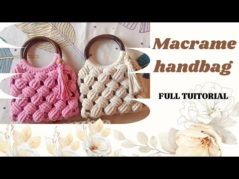How to make macrame handbag /full tutorial Macrame handbag step by step