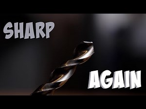 Drill bit sharpening jig for beginners