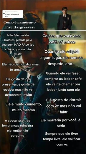 Namorando o Five Hargreeves: Como Seria?