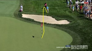 어려운 상황에서 완벽한 샷을 보여주는 구슨 [US시니어 FR]