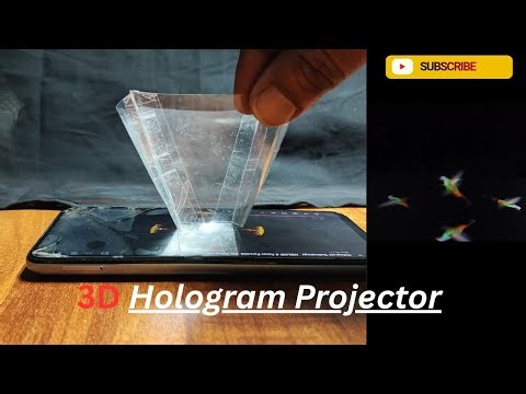 DIY 3D HOLOGRAM Projector Idea From Plastic Bottle #youtubevideo #diy 