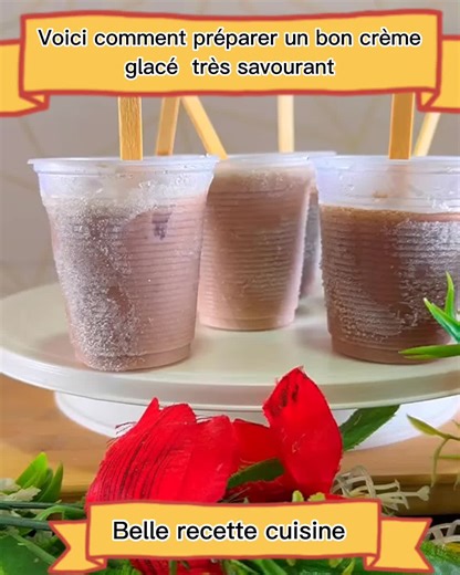 Voici comment préparer un bon crème glacé très savourant #recetterapide #Cook #food #recettefacile