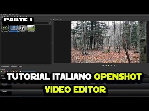 Tutorial italiano OpenShot Video Editor - Parte 1 - Interfaccia e timeline