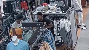 A manhunt is on for three teens seen stealing from a Dick’s Sporting Goods store in Northwest Fresno. https://bit.ly/3CjvLhf (Photo: FPD) | FOX26