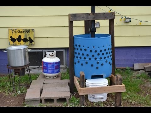 Hand Powered Wizbang style Chicken Plucker - Pluck it Yourself