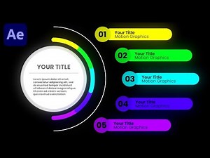 Infographics Animation In Adobe After Effects - After Effects Tutorial In Hindi.