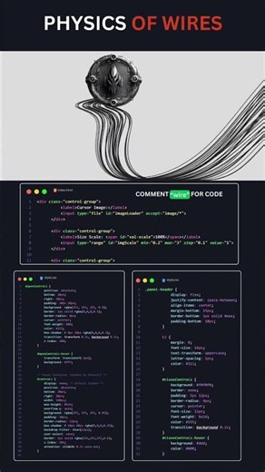 Built an animation where code follows physics ⚡ No libraries, no canvas— just HTML, CSS & JavaScript