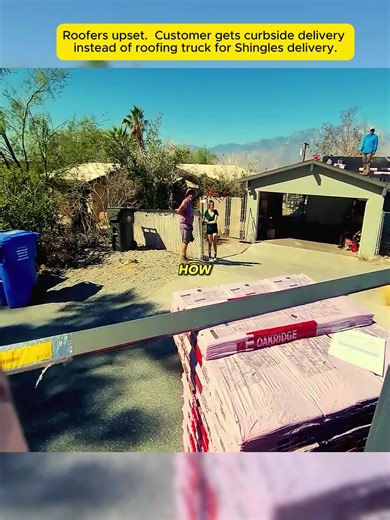 Roofers Upset Over Shingle Delivery Mix-up