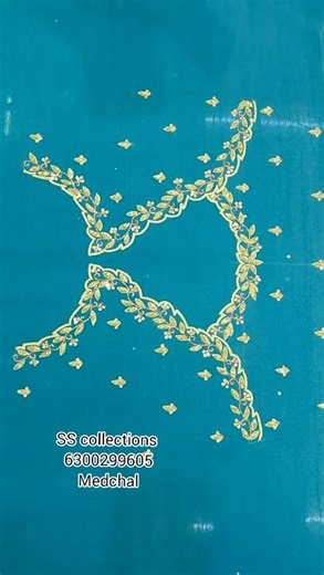 simple maggam work design by ss collections 6300299605