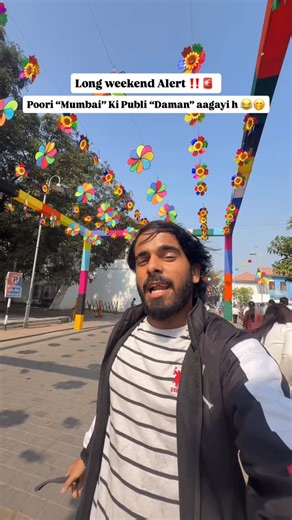 Ajay & Tanvi (Travel • Food • Love • Lifestyle) on Instagram: "Daman is now Mumbaikar’s ka Favourite Destination ❤️😂 #reels #trialreels #daman #longweekend #31stdecember #christmas2025 #viral #trending #longweekendvibes (Christmas vibe, Daman rush, travel, long weekend, 31st December, rush travel, Diu Daman, Gujarat, favourite destination, Mumbai Travel to Daman, Moti daman garden, Daman beach, Mumbaikar, Daman diaries, Silvassa Daman, Daman Beach vibes,"