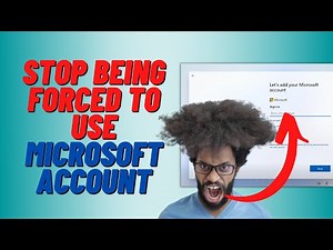 Stop Being Forced To Use A Microsoft Account