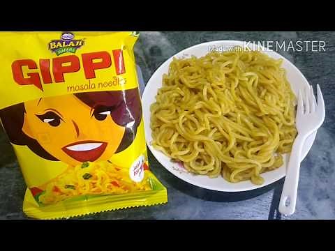 Balaji Gippi Masala Noodles 😋😋 - Instant Noodles Recipe - balaji kitchen noodles