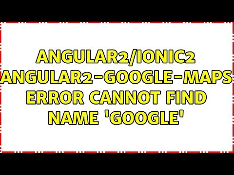 Angular2/ionic2 angular2-google-maps error Cannot find name 'google'
