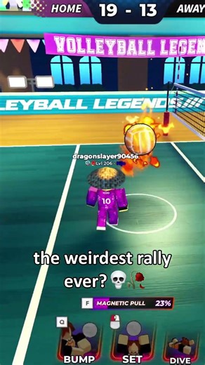 the most CONFUSING rally ever #shorts #roblox #volleyballlegends