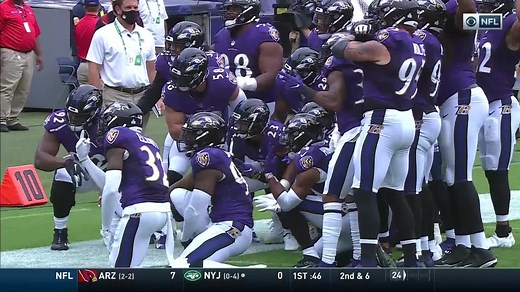 Ravens pressure Joe Burrow into leaping INT by Marcus Peters