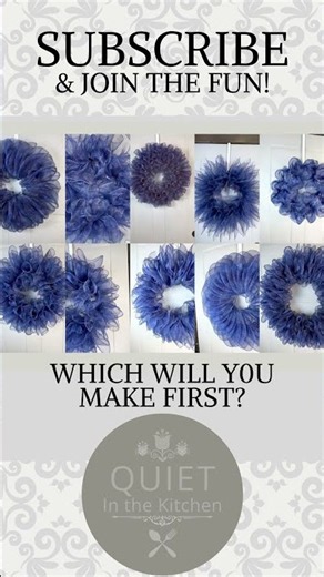 I MADE 10 WREATHS USING THE SAME MESH! YOUR FAVE?