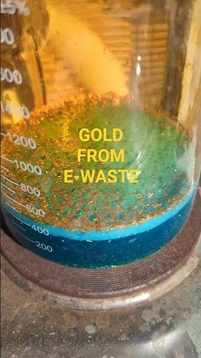 #gold from scrap, gold plated computer pins and connectors