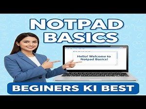 NOTEPAD COMPLETE TUTORIAL👉 BEGINNERS MUST WATCH