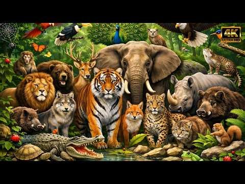 Forest Animals in 4K | Wildlife Discovery for Kids | Learn Animal Names