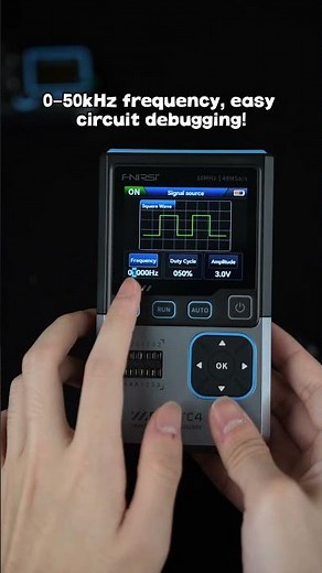FNIRSI DSO-TC4 Oscilloscope | 3-in-1 Transistor Tester & DDS Signal Generator⚡#fnirsi #oscilloscope