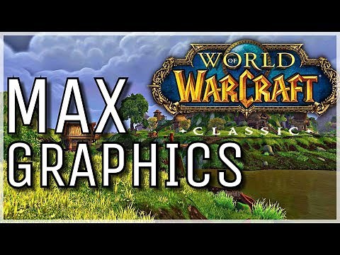 Classic WoW MAX GRAPHICS vs. "Classic" Settings Option | Classic WoW Demo Leaks