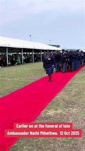 Funeral of Ambassador Nathi Mthethwa