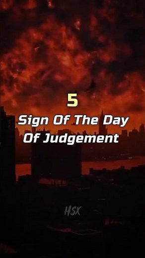 5 Signs of the Day of Judgment ⏳💀