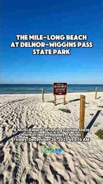 A Beautiful Friday Morning on the Mile-Long Beach at Delnor-Wiggins Pass State Park in N Naples, FL