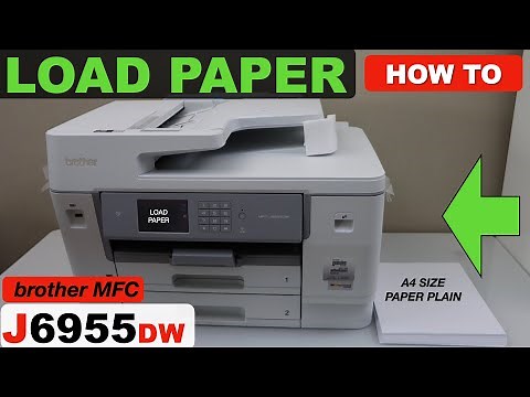 Brother MFC J6955DW Loading Paper !