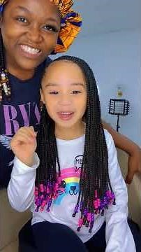 I like when she said oh my god I love it 😩😘#ishowhair #wiginstall #hairstylist #kidshairstyle