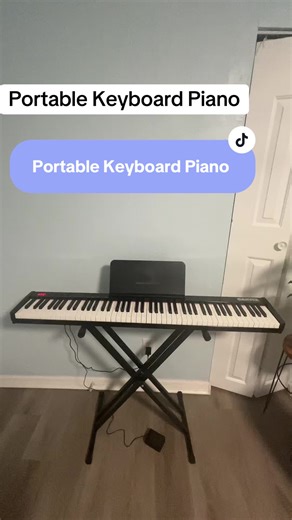 【GARVEE】61 Key Portable Keyboard Piano with Electric Semi-Weighted Keys, Built-In Speakers, Pedal, Power Supply, Digital Display, 128 Tones, Ideal for Beginners and Professionals, Perfect Gift #piano #keyboardpiano #tiktokshopcreatorpicks #tiktokshopjumpstartsale #valentinesday