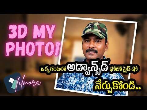 3D Photo Slideshow Style in Filmora 14 | Easy Step-by-Step Tutorial for Beginners