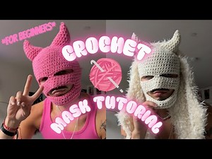 CROCHET TUTORIAL FOR BEGINNERS | Crochet Demon Mask