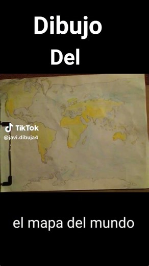 Dibujo del mapa mundial