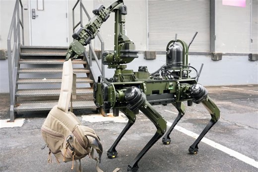 Ghost Robotics’ Arm Brings Manipulation to Military Quadrupeds