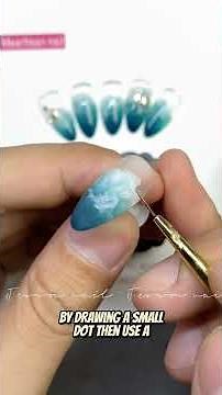 Easy Natural Wave Nails 🌊 Minimal Ocean-Inspired Nail Art Tutorial